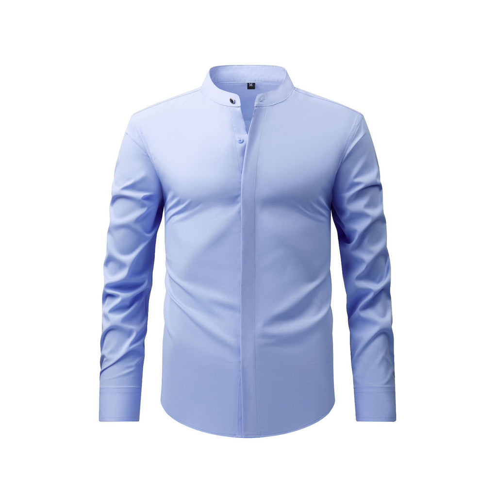 Men's Retro Long-sleeved Casual Shirt Top