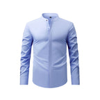 Men's Retro Long-sleeved Casual Shirt Top