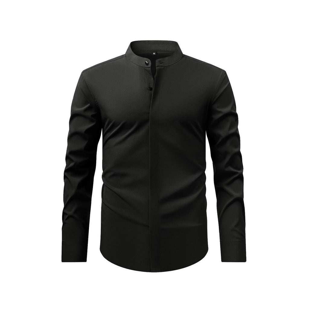 Men's Retro Long-sleeved Casual Shirt Top