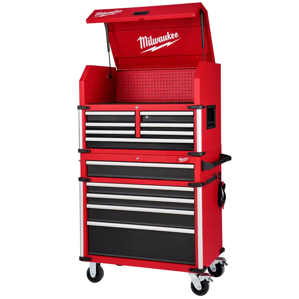 High Capacity 36 In. 12-Drawer Tool Chest and Cabinet Combo