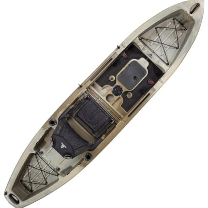 Ascend 12T Sit-On-Top Kayak – Stable & Spacious Fishing and Recreation Kayak